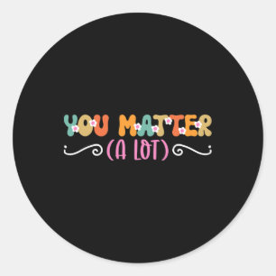 Jou Probleem Veel Geestelijke Gezondheidsbewustzij Ronde Sticker
