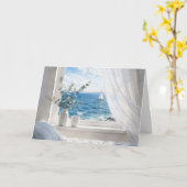 Jou slaapkamer met uitzicht op de oceaan kaart (Gele Bloem)