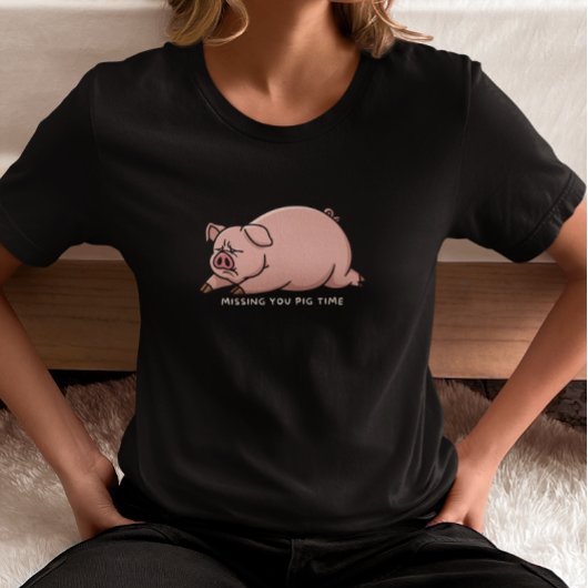 Jou varkenstijd ontbreekt t-shirt