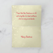 Jou Zal Worden Gemist Sociale Afstand Kerstmis Kaart (Binnen)