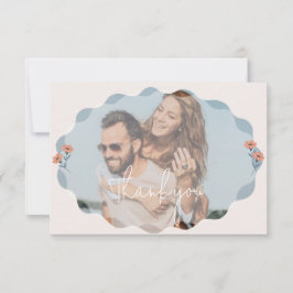 Jouful Floral bruiloft uitnodiging Dank u kaarten