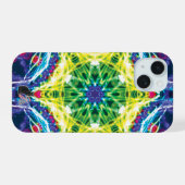 Joules Kaleidoscoop iPhone 15 Case (Achterkant horizontaal)