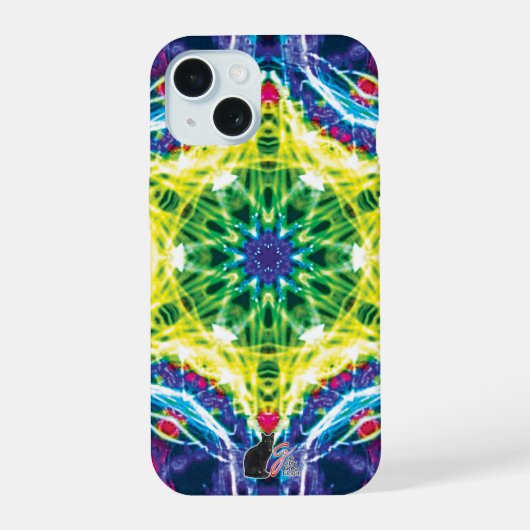 Joules Kaleidoscoop iPhone 15 Case (Achterkant)