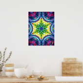 Joules Kinetic Collage Kaleidoscoop Poster (Keuken)