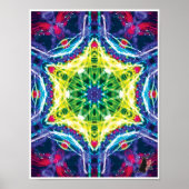Joules Kinetic Collage Kaleidoscope Poster (Voorkant)