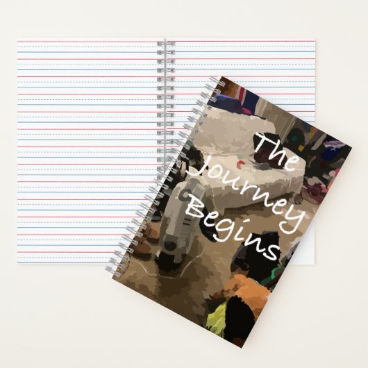 Journaal De reis begint Notitieboek (Binnen)