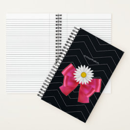 Journal, black chevron journal, cadeaujournaal notitieboek