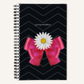 Journal, black chevron journal, cadeaujournaal notitieboek (Voorkant)