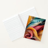 JOURNAL - Colorful Swirls Abstract Notitieboek (Binnen)