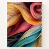 JOURNAL - Colorful Swirls Abstract Notitieboek (Achterkant)