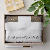 Journal Cover Cat in Cup & Sunflowers & Coasters  Tissuepapier (Geschenk)