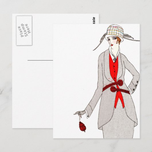 Journal des Dames et des Modes 1 Briefkaart (Voorkant / Achterkant)