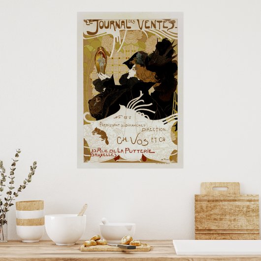 Journal des Ventes Poster (Keuken)