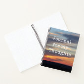Journal for My Thoughts Sunset Notitieboek (Binnen)