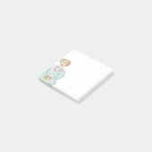 Journal Girl met Red Ketting Post It Notes (Schuin)