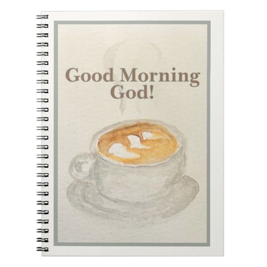 Journal: Good Morning God — Morning Offering  Notitieboek (Voorkant)