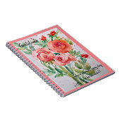 Journal-"Gratitude" — KoraalRozen Notitieboek (Rechterzijde)