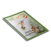Journal- Hummingbird & Balboa Sunset Flowers Notitieboek (Rechterzijde)