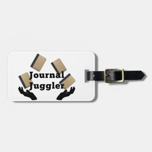 Journal Juggler Bagagelabel (Voorkant horizontaal)