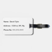 Journal Juggler Bagagelabel (Achterkant horizontaal)