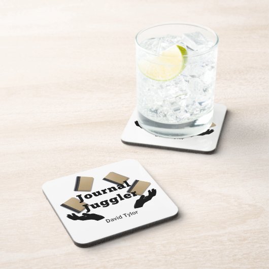 Journal Juggler Bier Onderzetter (Rechterzijde)
