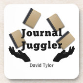 Journal Juggler Bier Onderzetter (Voorkant)