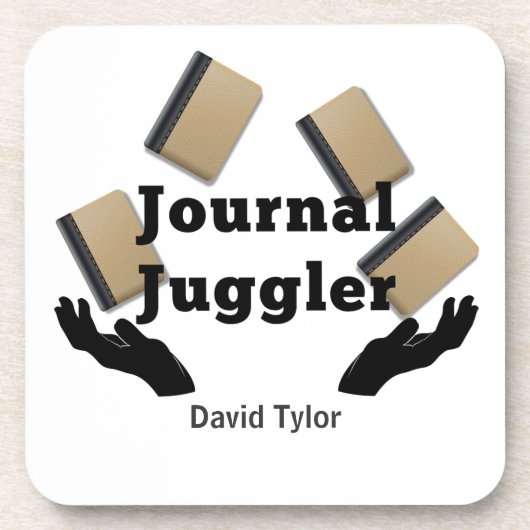 Journal Juggler Bier Onderzetter (Voorkant)