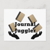 Journal Juggler Briefkaart (Voorkant)