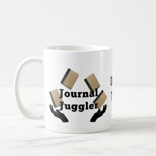Journal Juggler Koffiemok (Links)