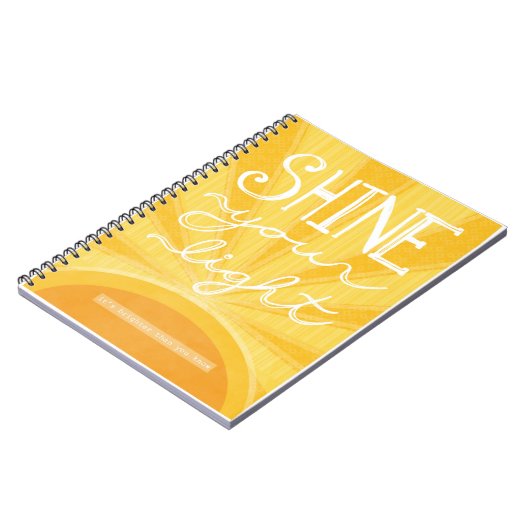 Journal - "Licht tonen" Notitieboek (Linkerzijde)