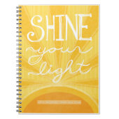 Journal - "Licht tonen" Notitieboek (Voorkant)