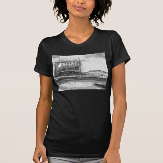 Journal Long Street Kaapstad T-shirt (Voorkant)
