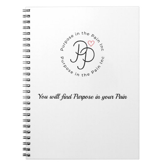 Journal met een doel notitieboek (Voorkant)