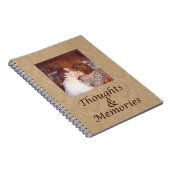 Journal met  foto's, gedachten en herinneringen notitieboek (Rechterzijde)