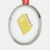 Journal Metalen Ornament (Links)