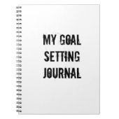 JOURNAL - MIJN DOELSTELLINGEN NOTITIEBOEK (Voorkant)