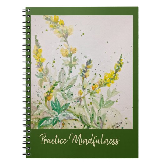 Journal-"Mindfulness" - Pine Mtn Wildbloemen Notitieboek (Voorkant)