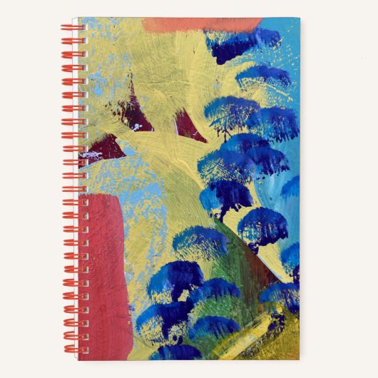 Journal Notebook met Another World-ontwerp Notitieboek (Voorkant)
