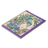 Journal/Notitieboek — Blue Star Flower Notitieboek (Linkerzijde)