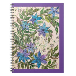 Journal/Notitieboek — Blue Star Flower Notitieboek