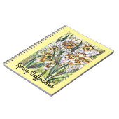 Journal/Notitieboek-"Spring Daffodillies" Notitieboek (Linkerzijde)