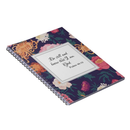 Journal Notitieboek, wees stil en weet dat ik God  Notitieboek (Rechterzijde)