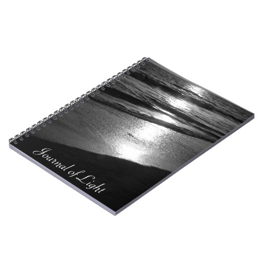 Journal of Light BW Ocean Sunset Notitieboek (Linkerzijde)