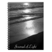Journal of Light BW Ocean Sunset Notitieboek (Voorkant)