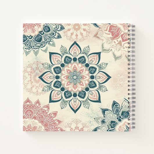 JOURNAL Pastel Mandala aangepast notitieboek (Achterkant)