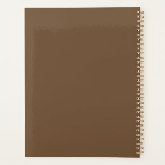 Journal/Planner Planner (Achterkant)