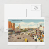 Journal Square, Jersey City, Verenigde Staten Briefkaart (Voorkant / Achterkant)