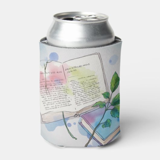 Journal & Vine Aesthetic Can Cooler (Blikje Voorkant)