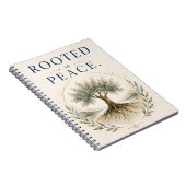 Journal voor mindfulness 'Geworteld in vrede' Notitieboek (Rechterzijde)