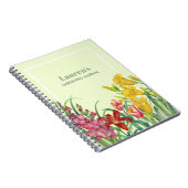 Journal Warme Kleur Bloemen van de bloemenlente Notitieboek (Rechterzijde)